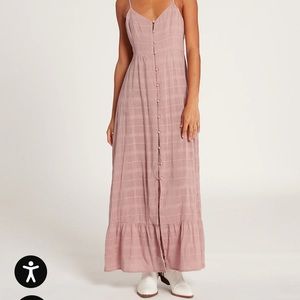 Luv Hangover Maxi Dress in Faded Mauve